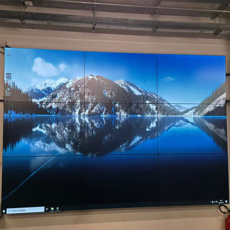 生產車間可視化方案 | 16:9液晶拼接屏2×2/3×3規格應用展示